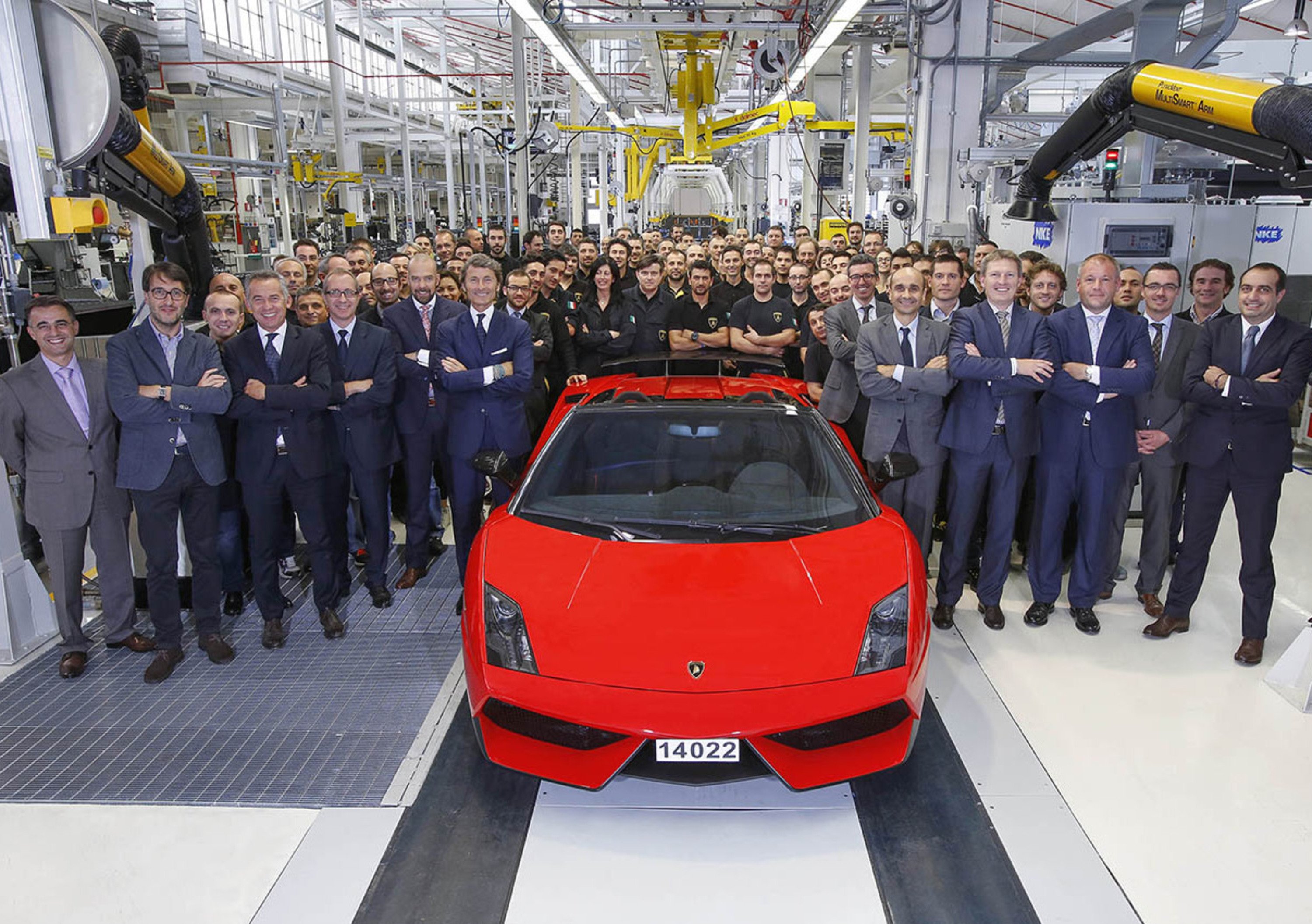Lamborghini Gallardo: prodotto l&#039;ultimo esemplare. Dal 2014 la nuova V10