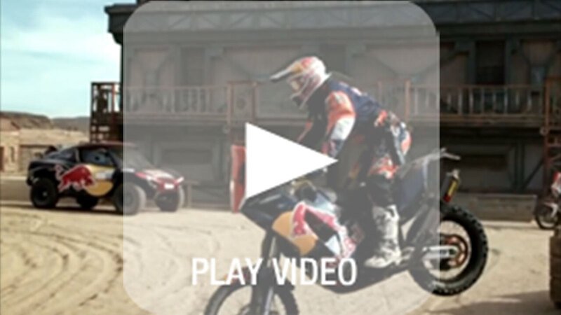 Dakar 2014: i piloti Red Bull protagonisti di un video... Nel Far West!