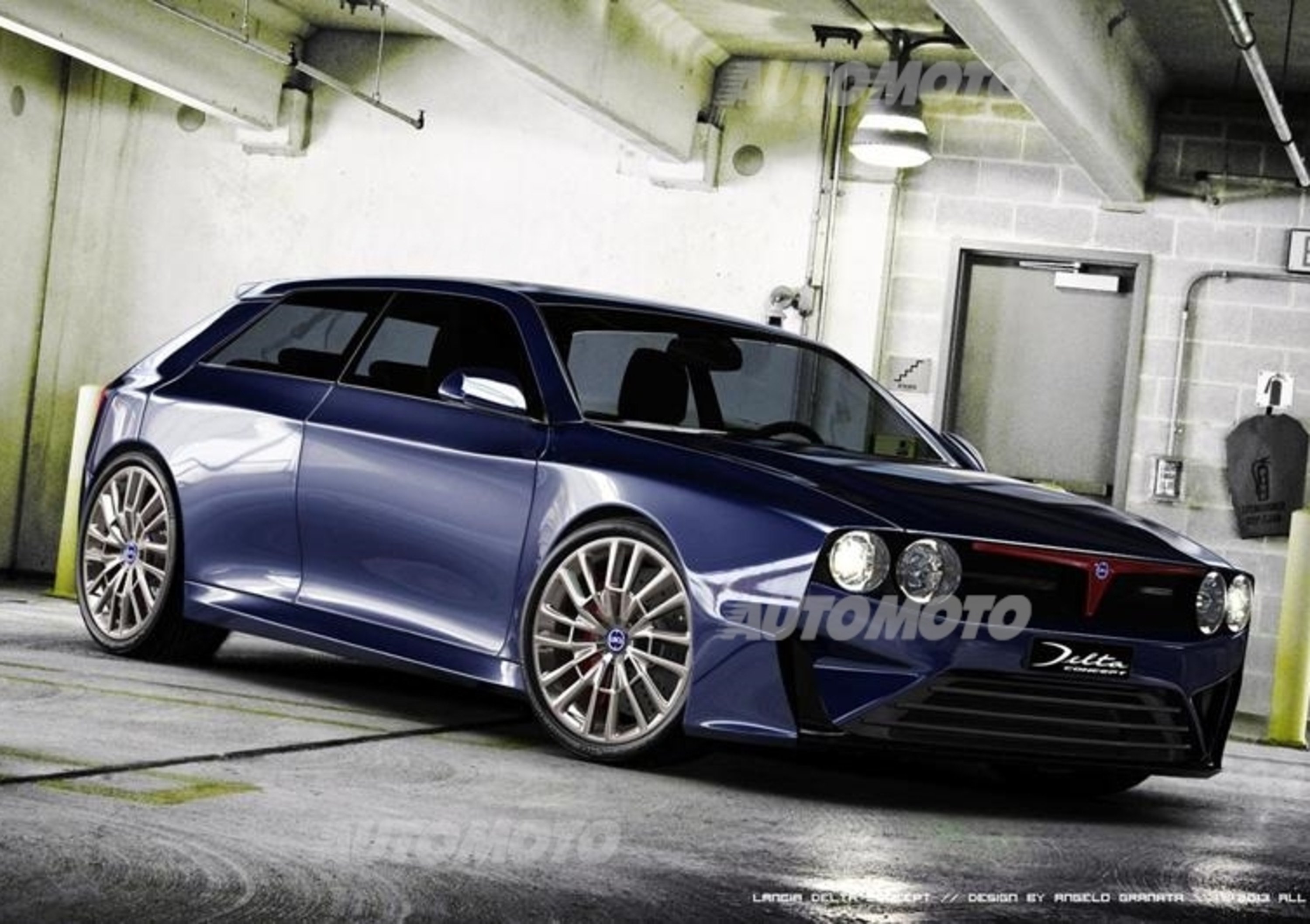 Lancia Delta HF Integrale concept: come la immagina un designer italiano