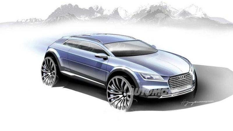Audi: il concept di una nuova crossover coup&eacute; per Detroit