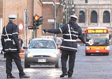 Roma: oggi blocco dei veicoli più inquinanti