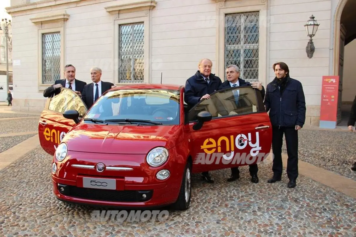 Enjoy: a Milano il nuovo car sharing di Eni con Fiat 500 e 500L (7)