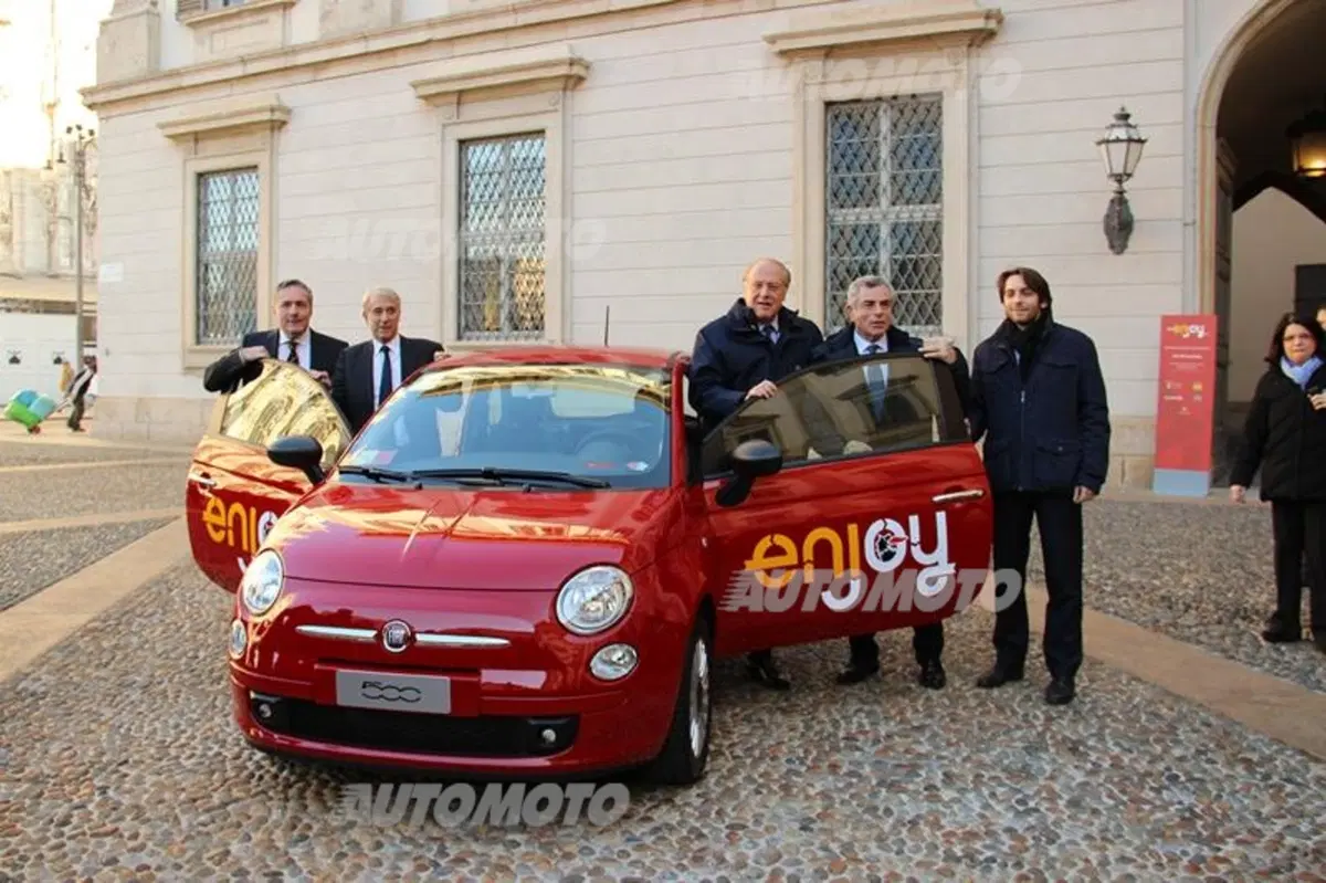 Enjoy: a Milano il nuovo car sharing di Eni con Fiat 500 e 500L (8)