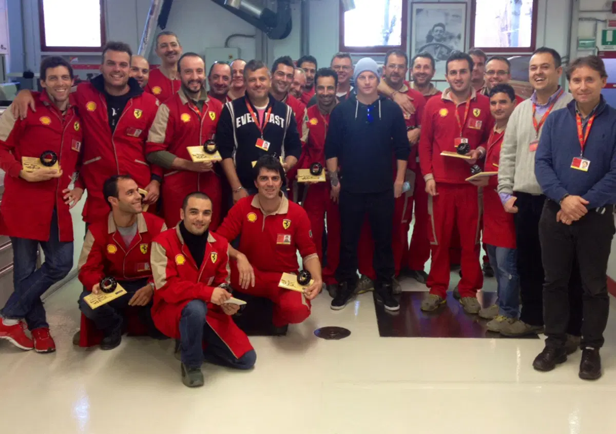 Ferrari: Kimi Raikkonen per la prima volta di nuovo a Maranello