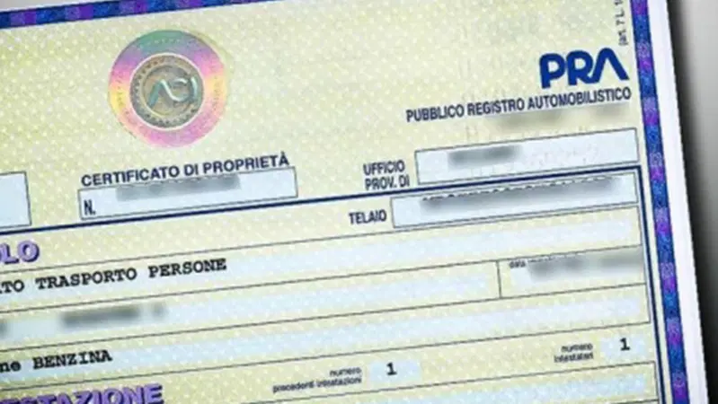 PRA addio, si va verso il documento unico di circolazione