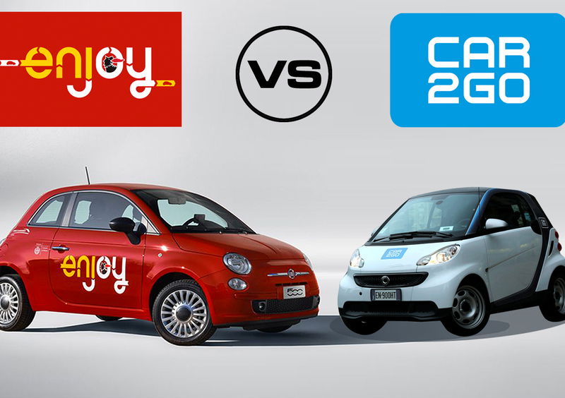 car2go vs Enjoy, car sharing a confronto: quale e come scegliere