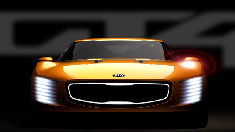 Kia GT4 Stinger concept: il teaser in vista di Detroit