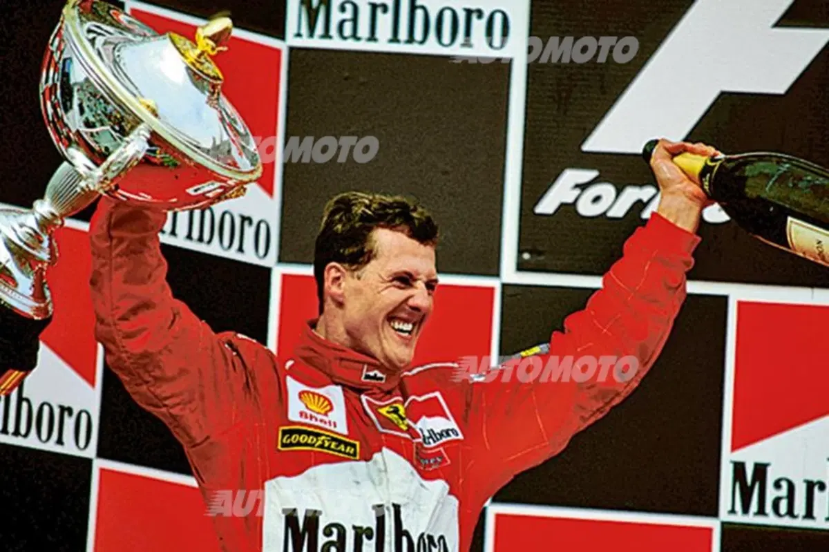 Schumacher: le 20 foto più belle delle vittorie in Ferrari (4)