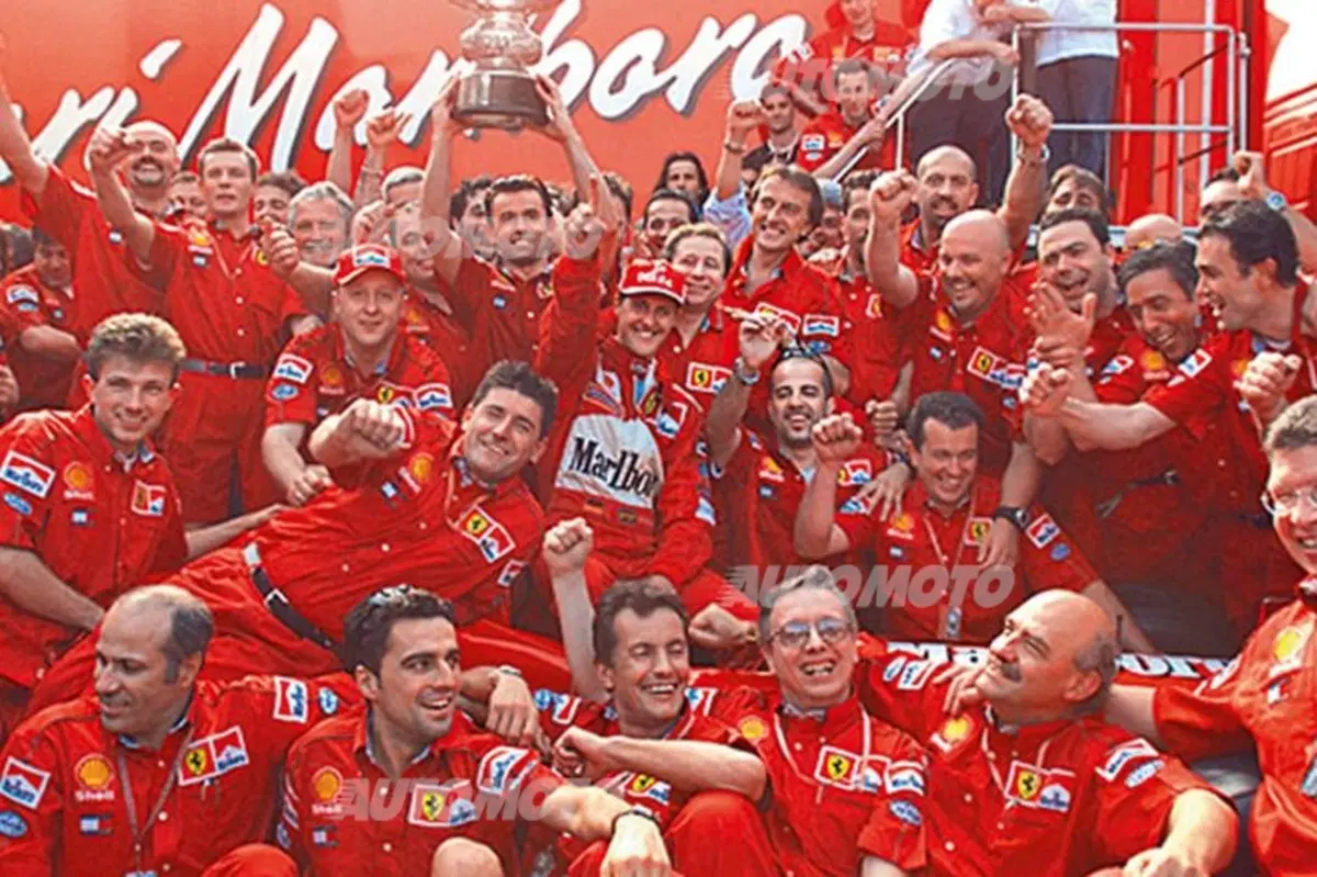 Schumacher: le 20 foto più belle delle vittorie in Ferrari (5)