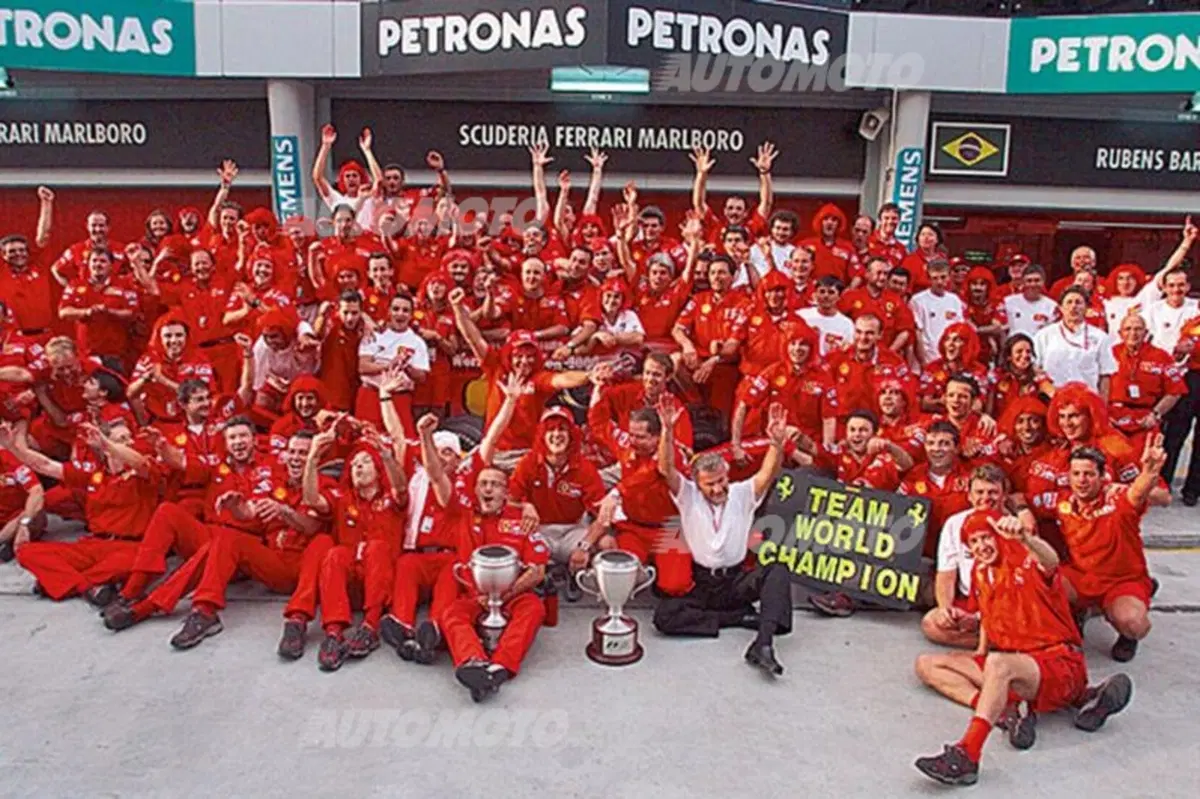 Schumacher: le 20 foto più belle delle vittorie in Ferrari (9)