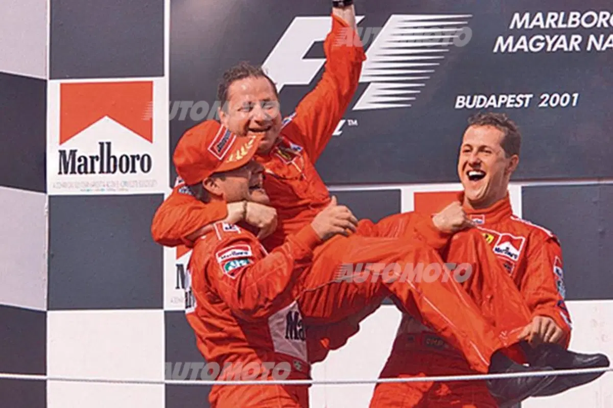 Schumacher: le 20 foto più belle delle vittorie in Ferrari (11)