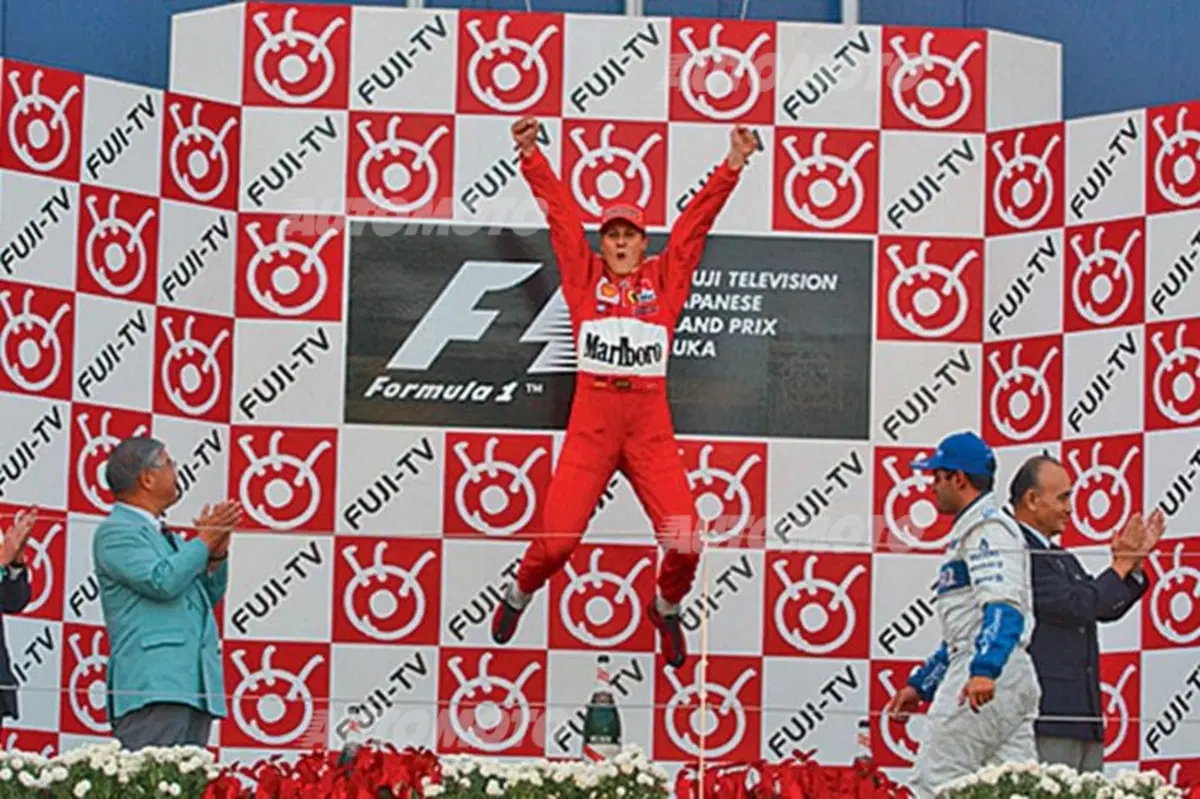 Schumacher: le 20 foto più belle delle vittorie in Ferrari (12)