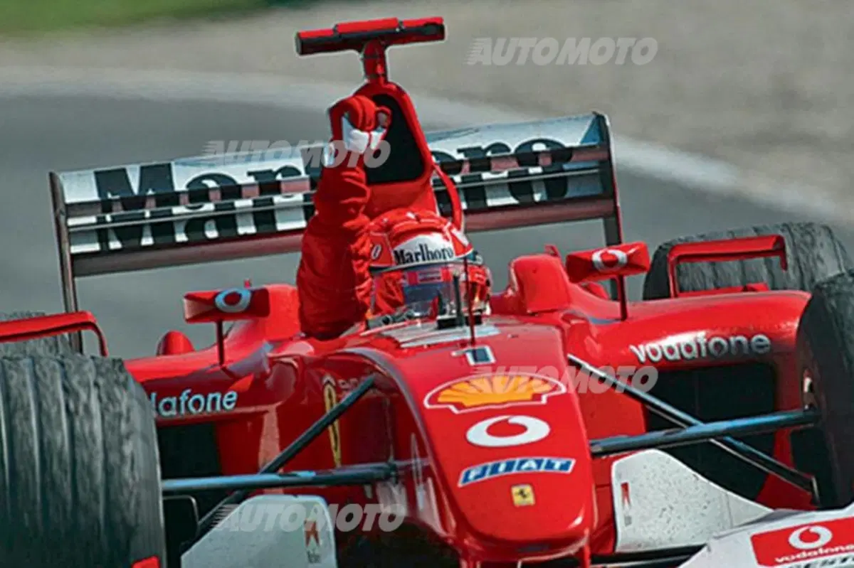 Schumacher: le 20 foto più belle delle vittorie in Ferrari (13)