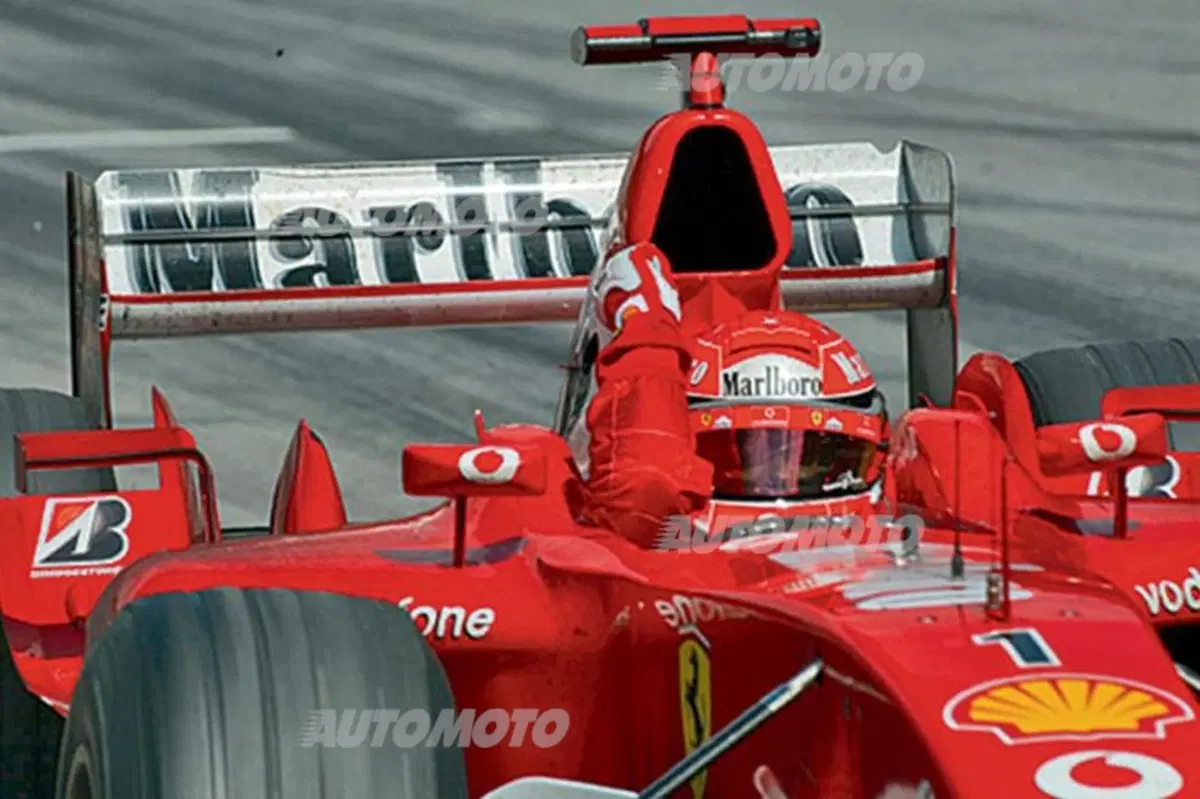 Schumacher: le 20 foto più belle delle vittorie in Ferrari (15)