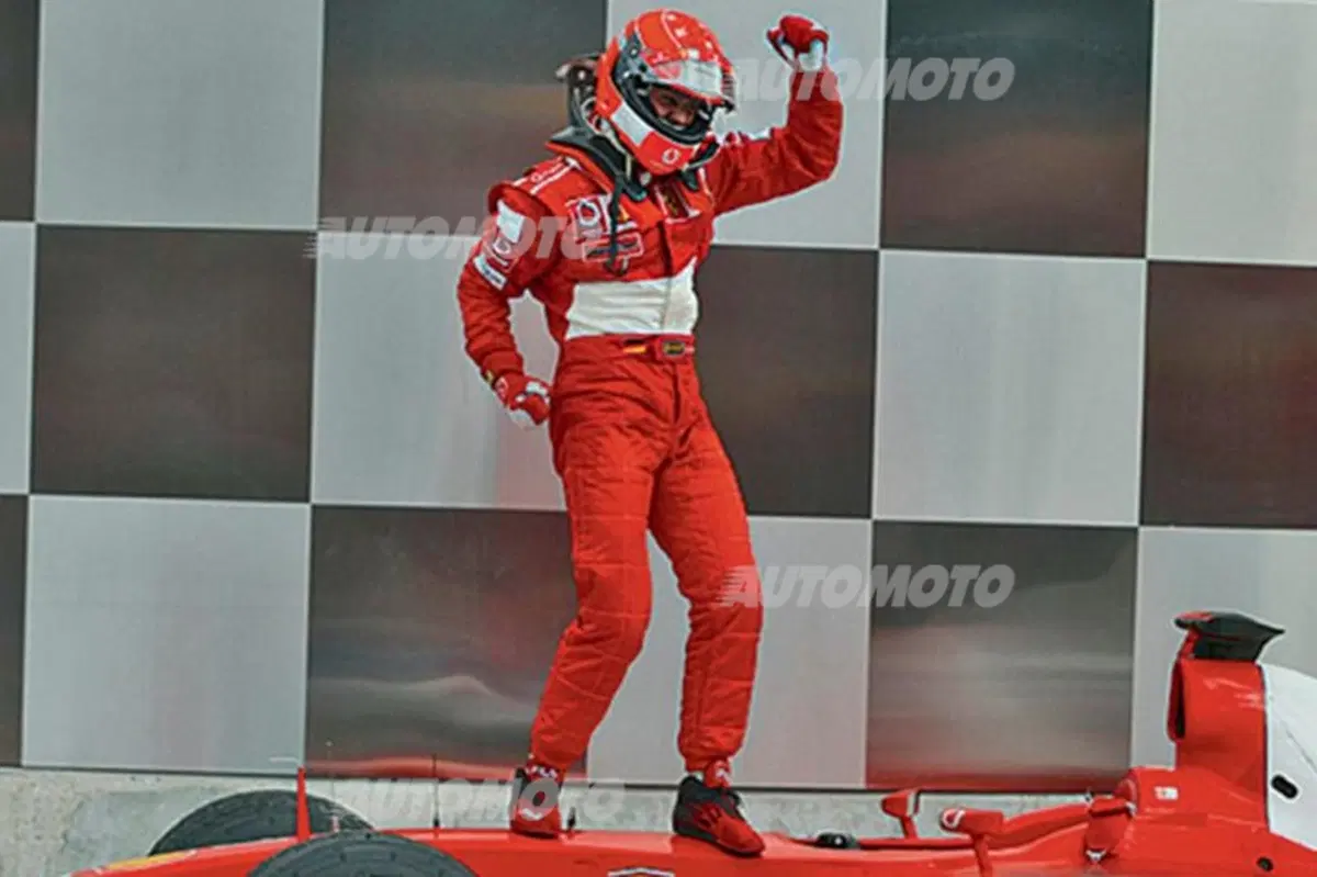 Schumacher: le 20 foto più belle delle vittorie in Ferrari (16)