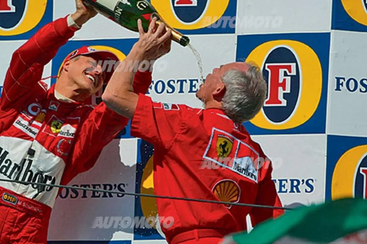 Schumacher: le 20 foto più belle delle vittorie in Ferrari (18)