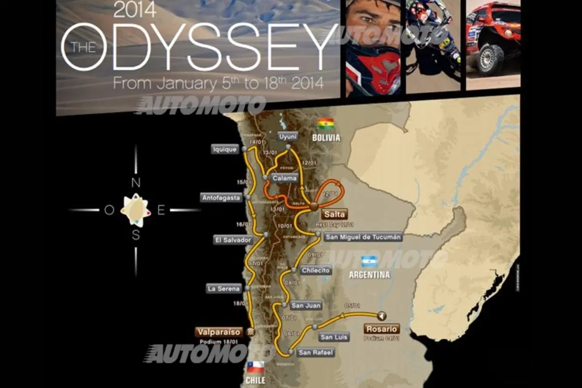 Dakar 2014. Un percorso da 9.000 chilometri. Parte Prima