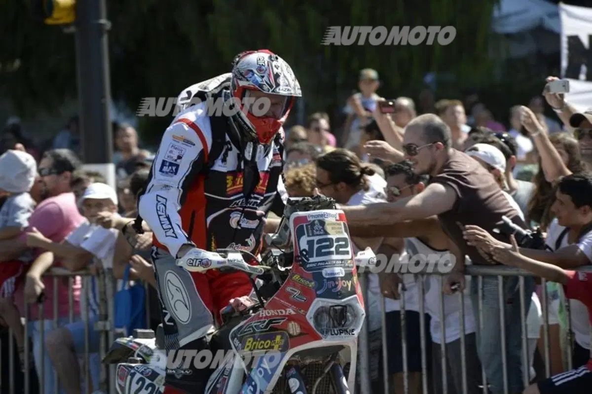 Dakar 2014, Prima Tappa. Joan Barreda (Honda), Ignacio Casale (Quad Yamaha), e Carlos Sousa (Haval) i primi leader (24)