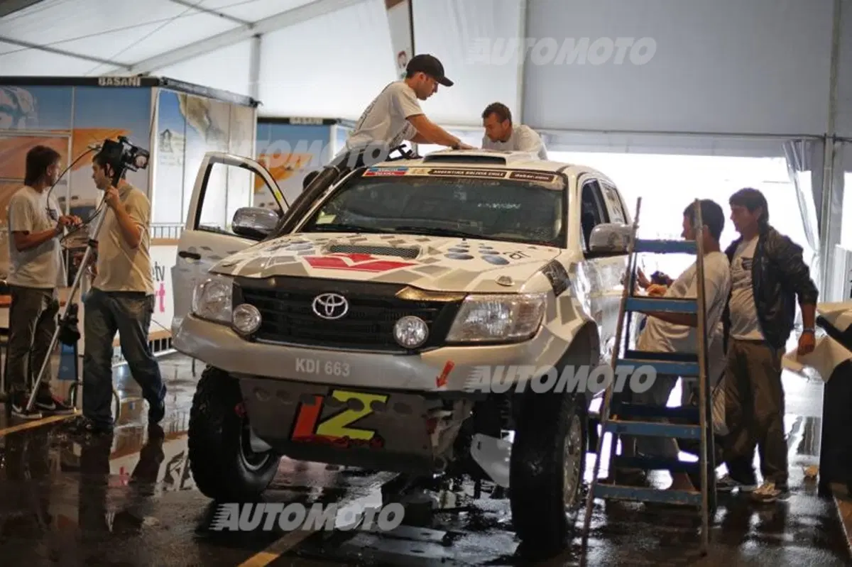 Dakar 2014, Prima Tappa. Joan Barreda (Honda), Ignacio Casale (Quad Yamaha), e Carlos Sousa (Haval) i primi leader (29)