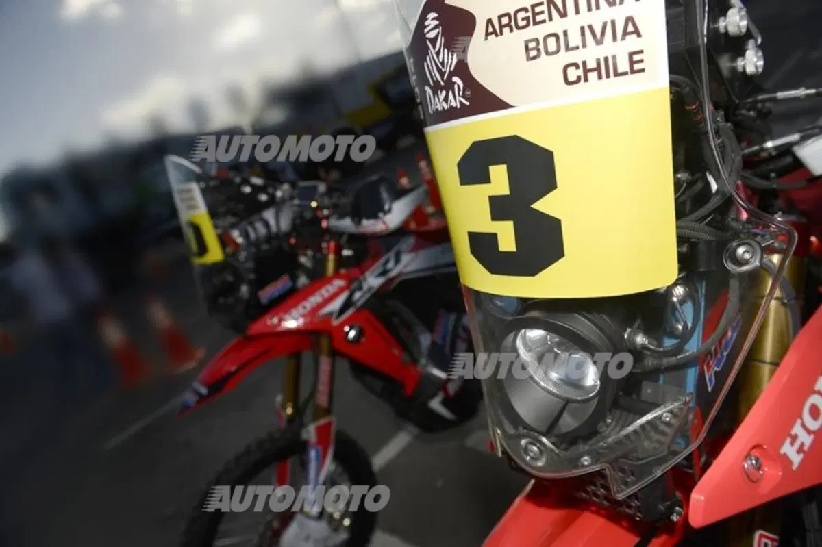 Dakar 2014, Prima Tappa. Joan Barreda (Honda), Ignacio Casale (Quad Yamaha), e Carlos Sousa (Haval) i primi leader (31)