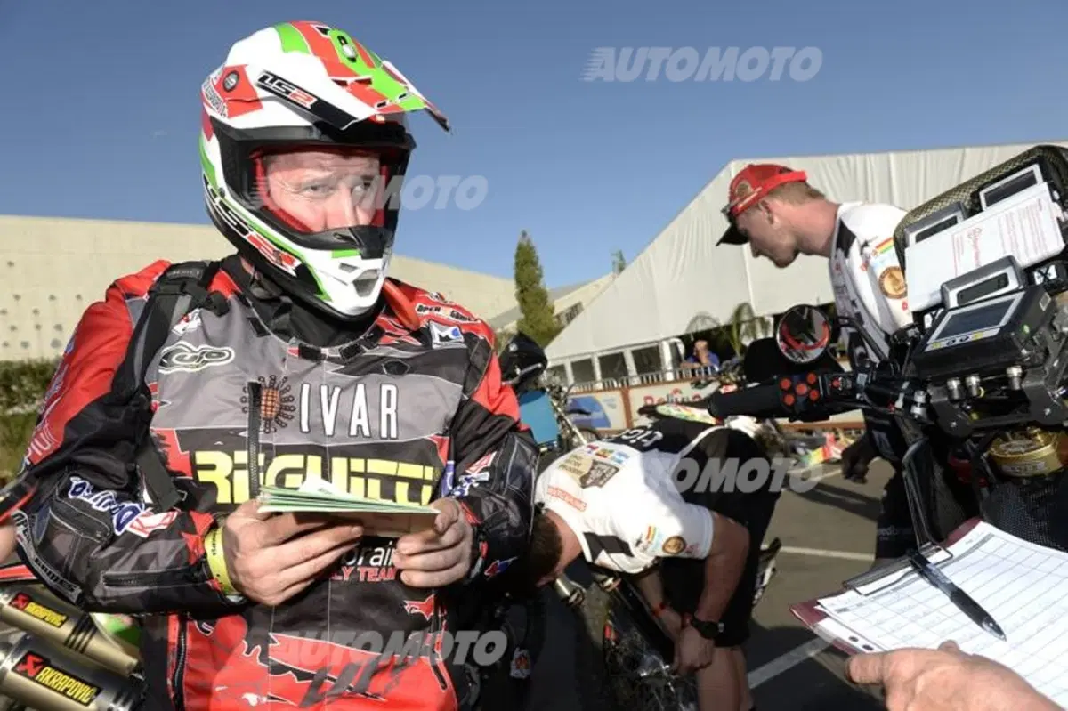 Dakar 2014, Prima Tappa. Joan Barreda (Honda), Ignacio Casale (Quad Yamaha), e Carlos Sousa (Haval) i primi leader (32)