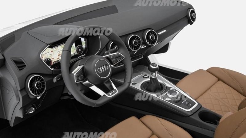 Nuova Audi TT: svelati in anteprima gli interni