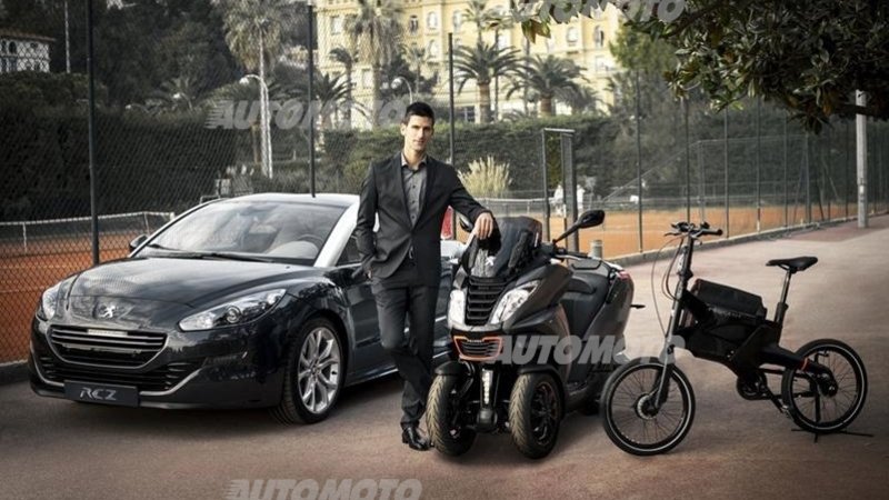 Peugeot: Novak Djokovic &egrave; il nuovo ambasciatore del marchio