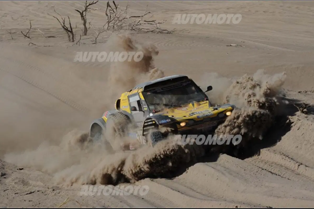 Dakar 2014, tappa 6. Duclos (Sherco) e Peterhansel (Mini All4 Racing) (3)