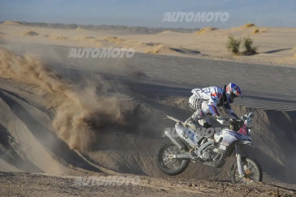 Dakar 2014, tappa 6. Duclos (Sherco) e Peterhansel (Mini All4 Racing) (10)