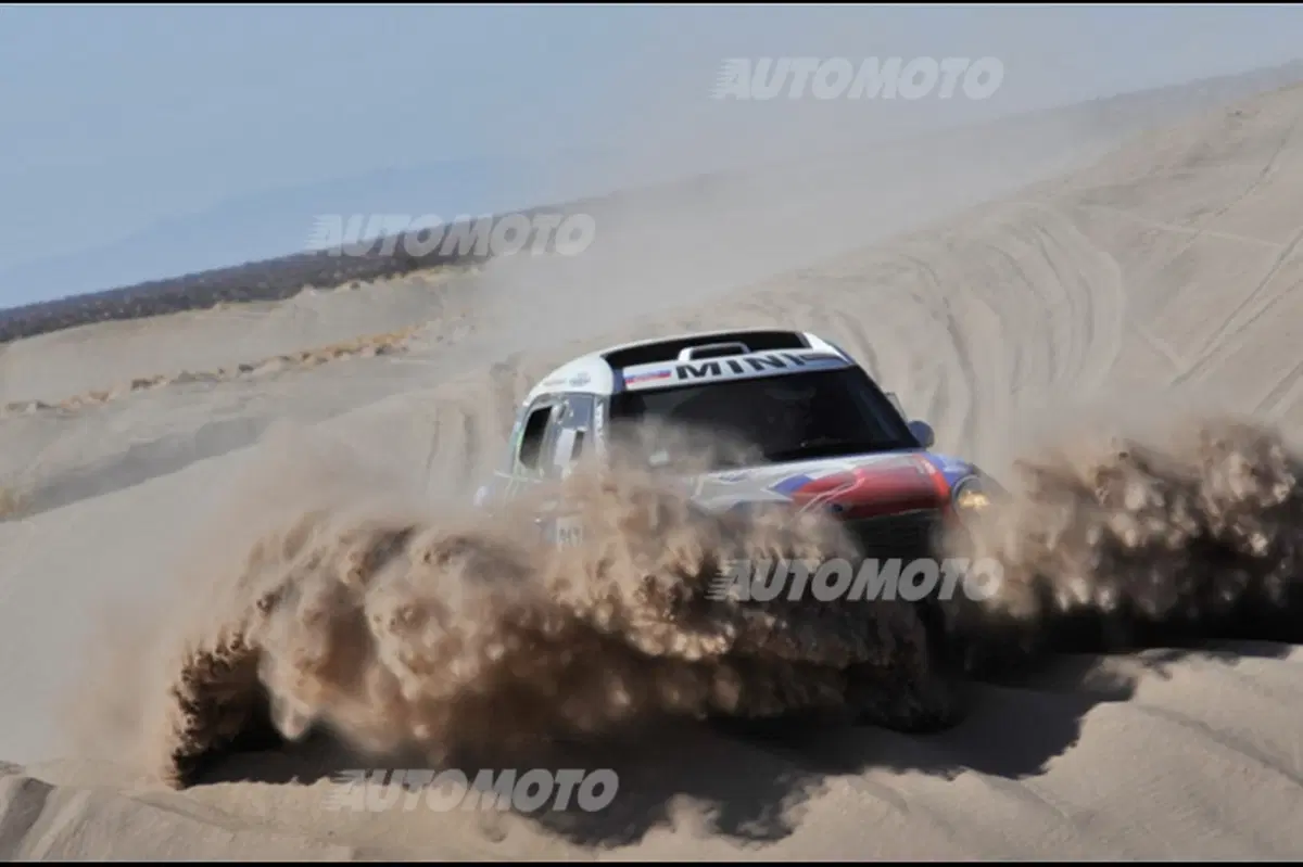 Dakar 2014, tappa 6. Duclos (Sherco) e Peterhansel (Mini All4 Racing) (12)
