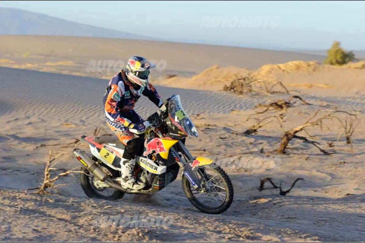 Dakar 2014, tappa 6. Duclos (Sherco) e Peterhansel (Mini All4 Racing) (15)