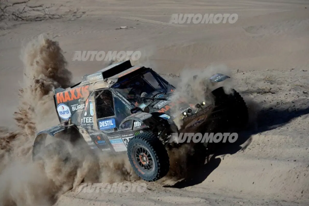 Dakar 2014, tappa 6. Duclos (Sherco) e Peterhansel (Mini All4 Racing) (17)
