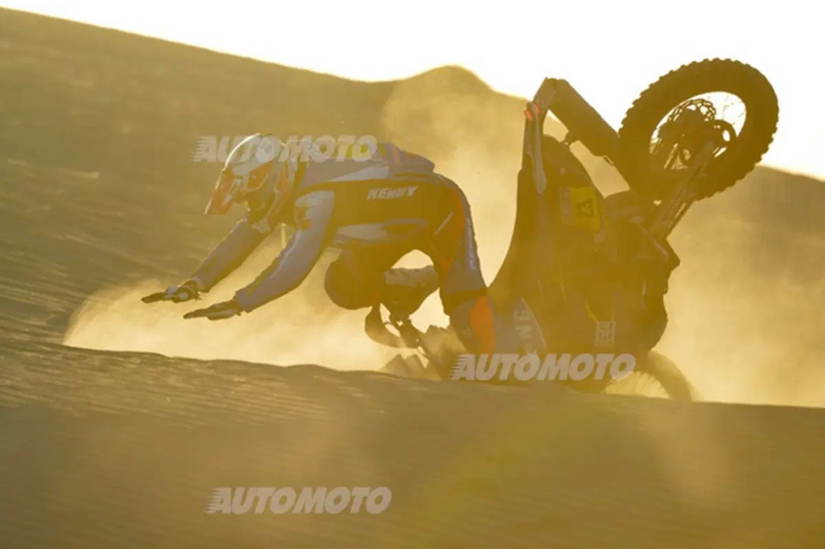 Dakar 2014, tappa 6. Duclos (Sherco) e Peterhansel (Mini All4 Racing) (19)