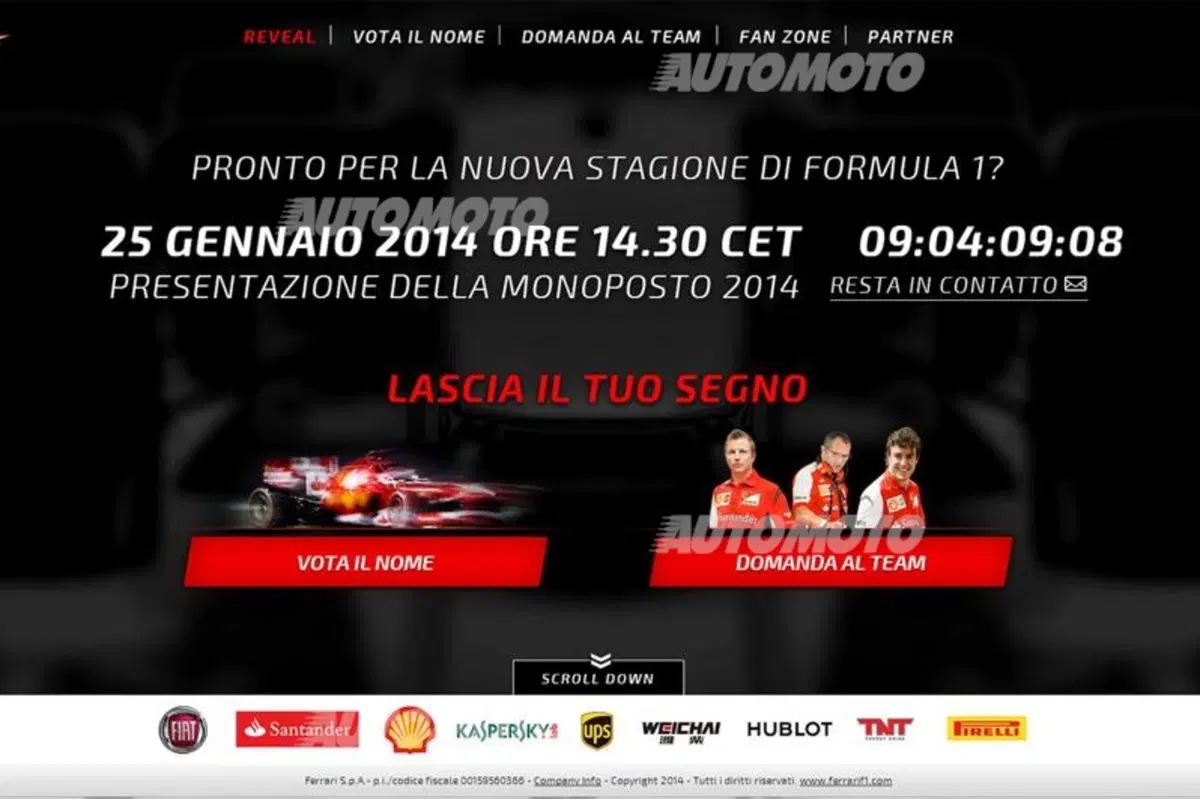 Ferrari: ecco i cinque nomi da votare per la nuova monoposto di F1 (3)