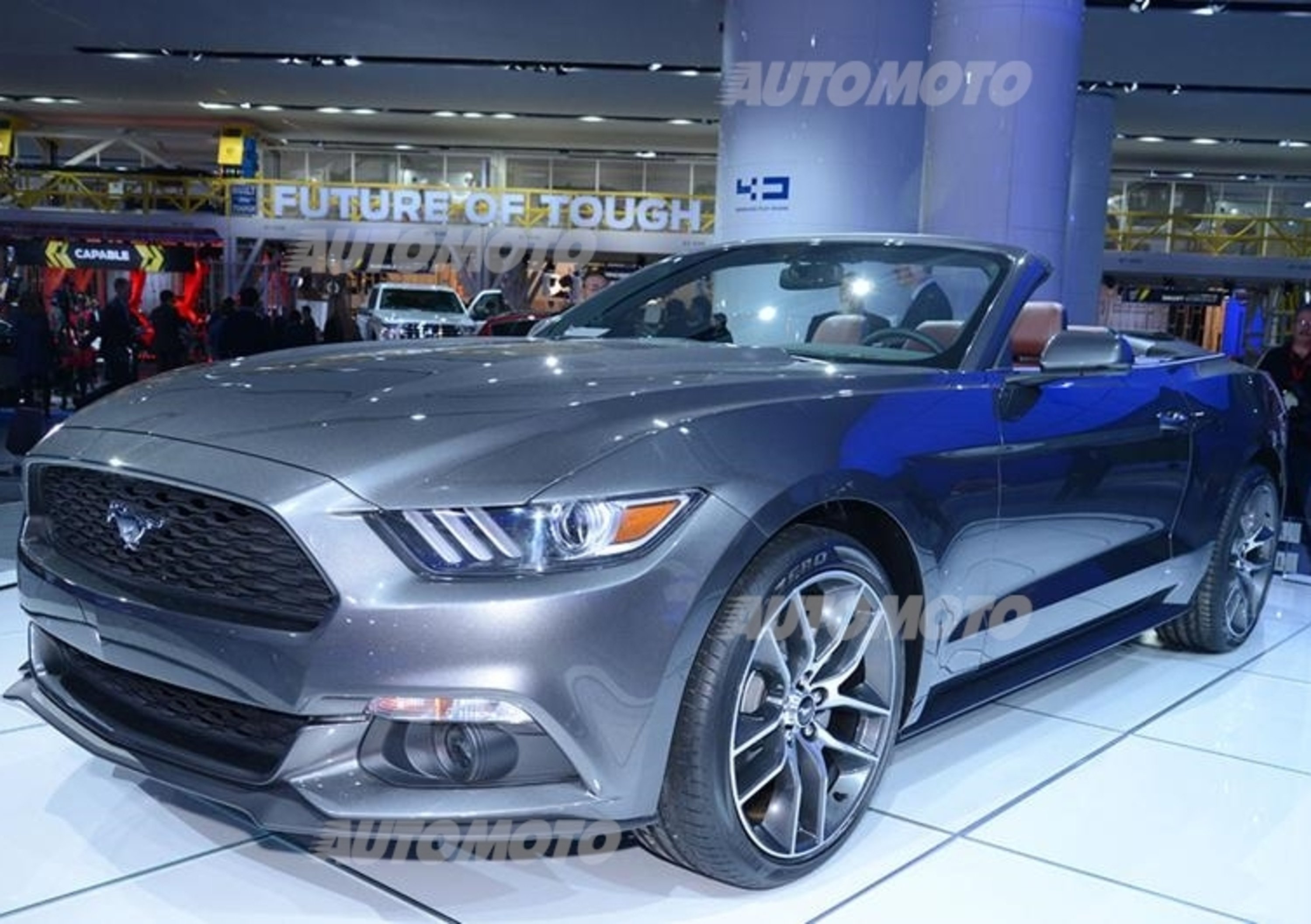 Nuova Ford Mustang Convertible: eccola a Detroit