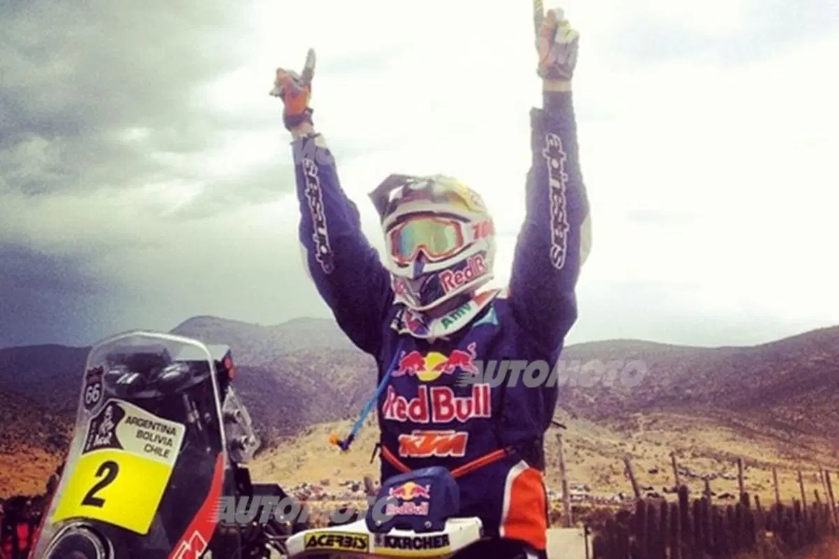 Dakar 2014. Vincono Marc Coma (KTM) e Joan Roma (Mini All4 Racing) (6)