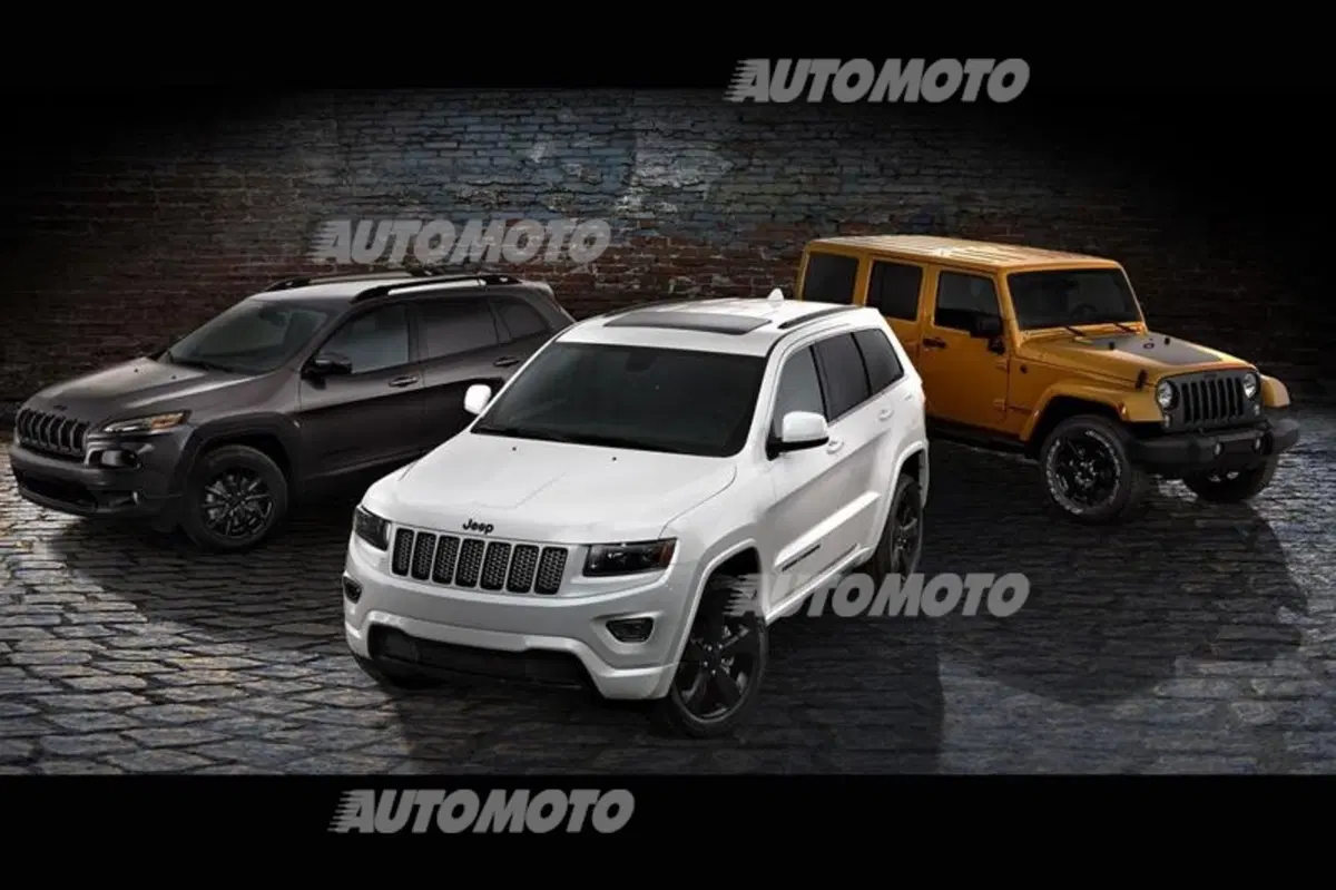 Jeep: allestimento Altitude per Wrangler, Cherokee e Grand Cherokee