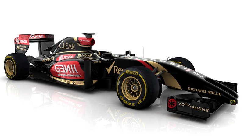 Lotus E22: la prima immagine della F1 2014