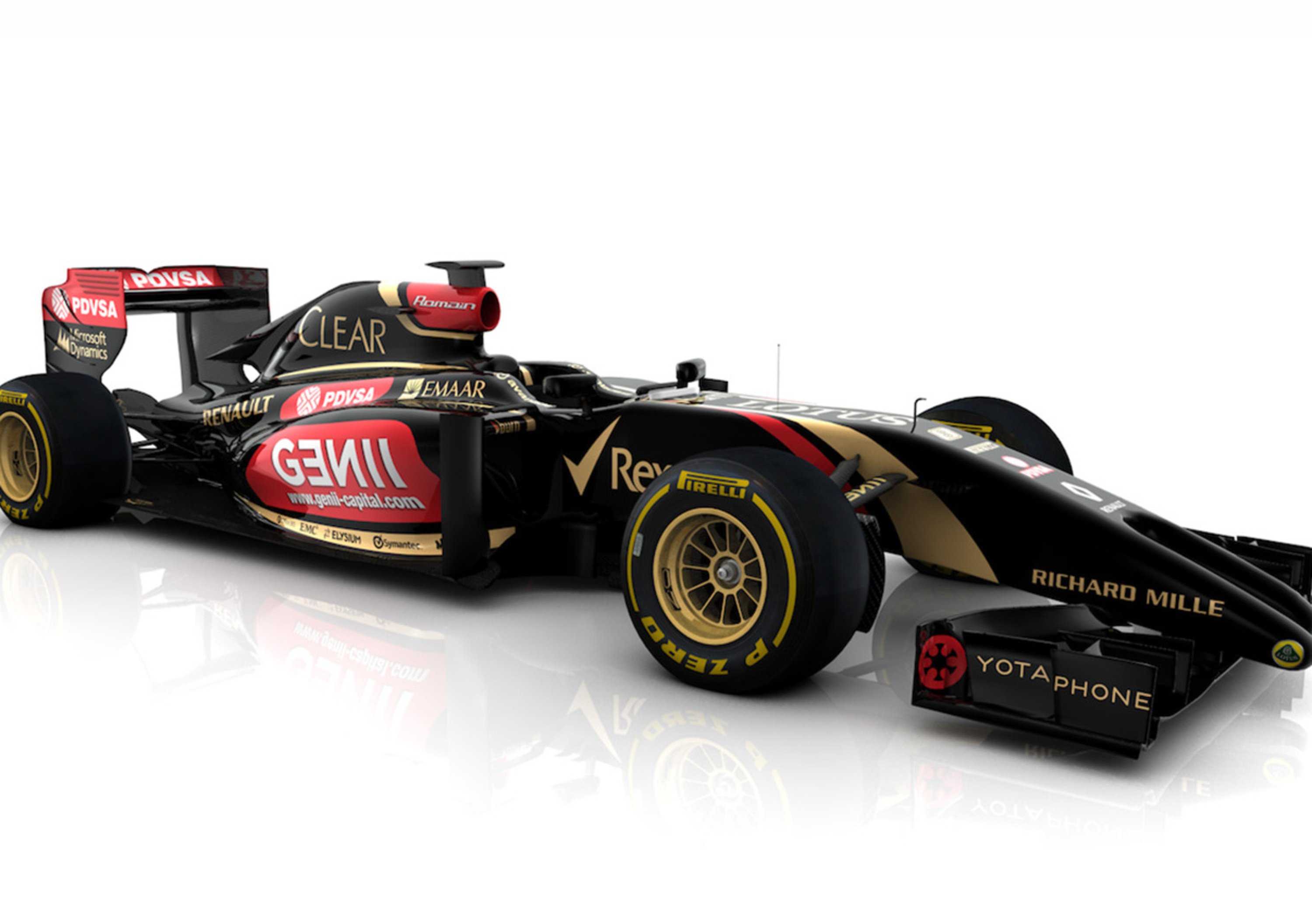 Lotus E22: la prima immagine della F1 2014
