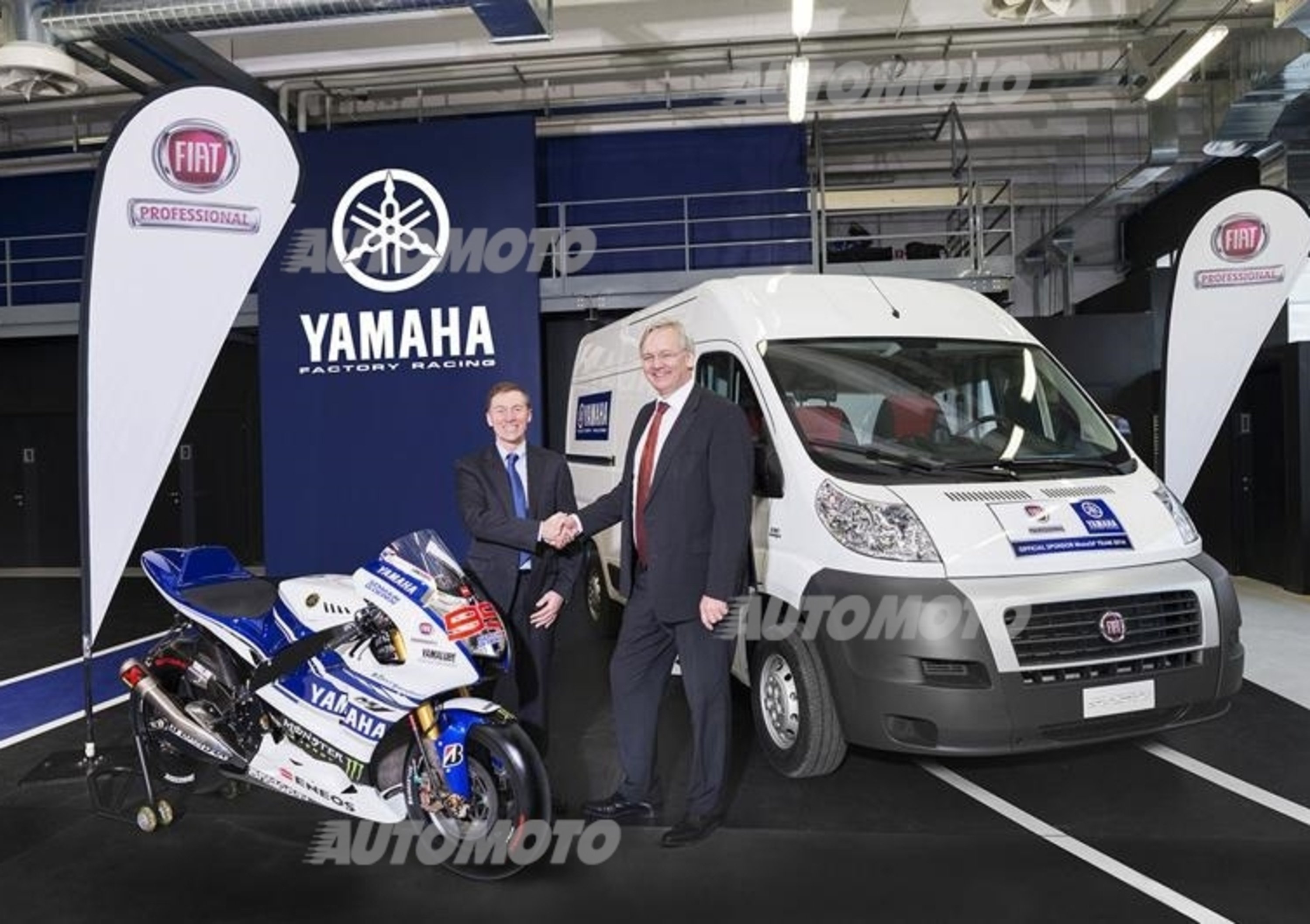 Fiat Professional sponsor del Team Yamaha Factory MotoGP