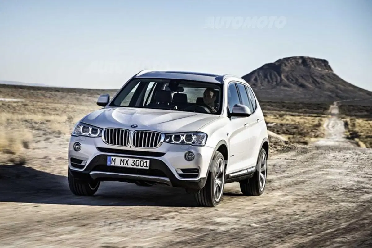 BMW X3 restyling: nuove soluzioni stilistiche e un 2.0 diesel di ultima generazione