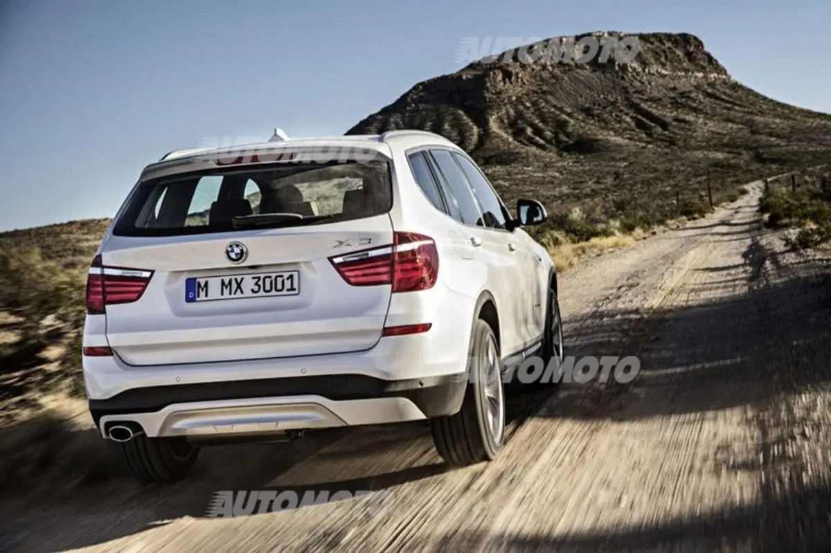 BMW X3 restyling: nuove soluzioni stilistiche e un 2.0 diesel di ultima generazione (4)