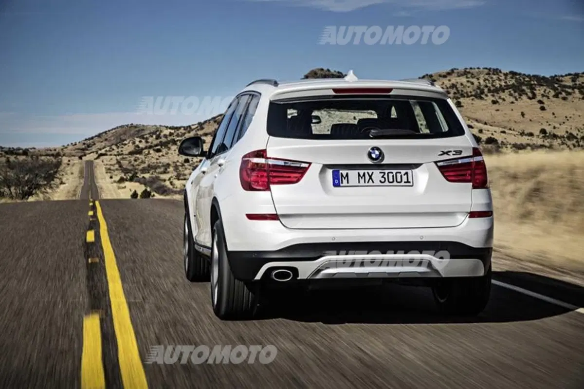 BMW X3 restyling: nuove soluzioni stilistiche e un 2.0 diesel di ultima generazione (6)