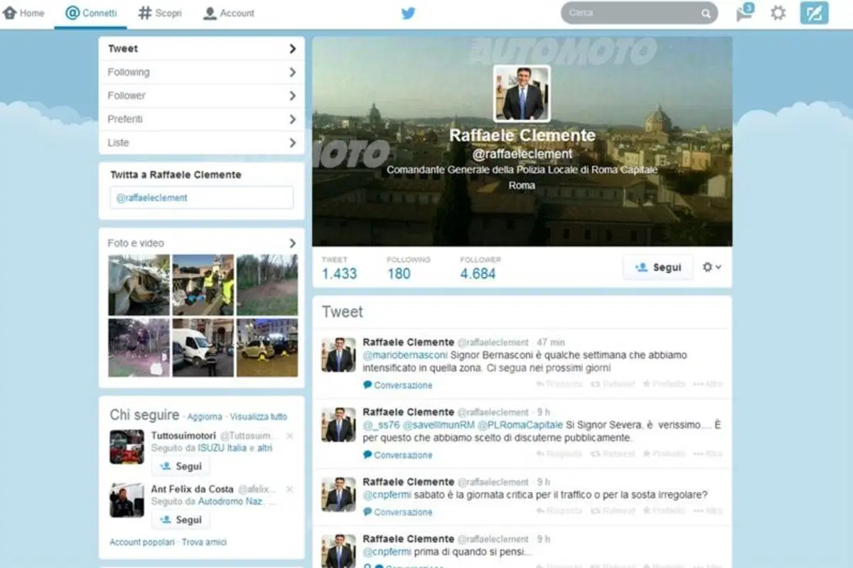 Infrazioni segnalate su Twitter: pioggia di multe “social” a Roma (4)