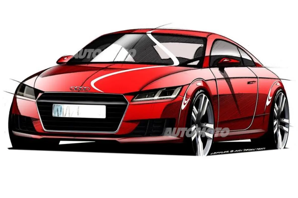 Nuova Audi TT: i primi disegni ufficiali