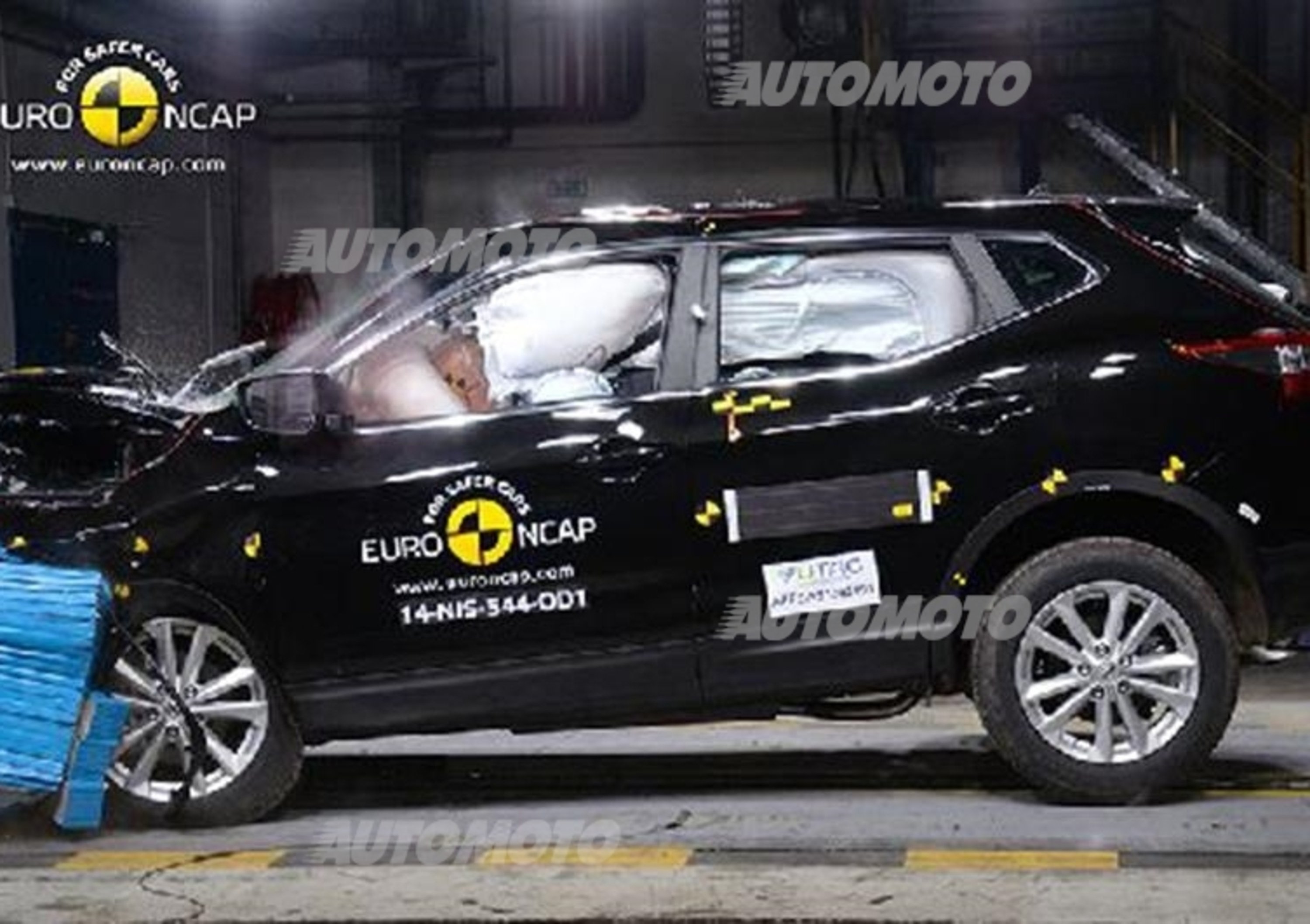 Nuovo Nissan Qashqai: 5 stelle Euro NCAP