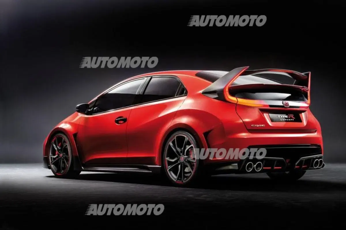 Honda Civic Type-R Concept: eccola senza veli (2)