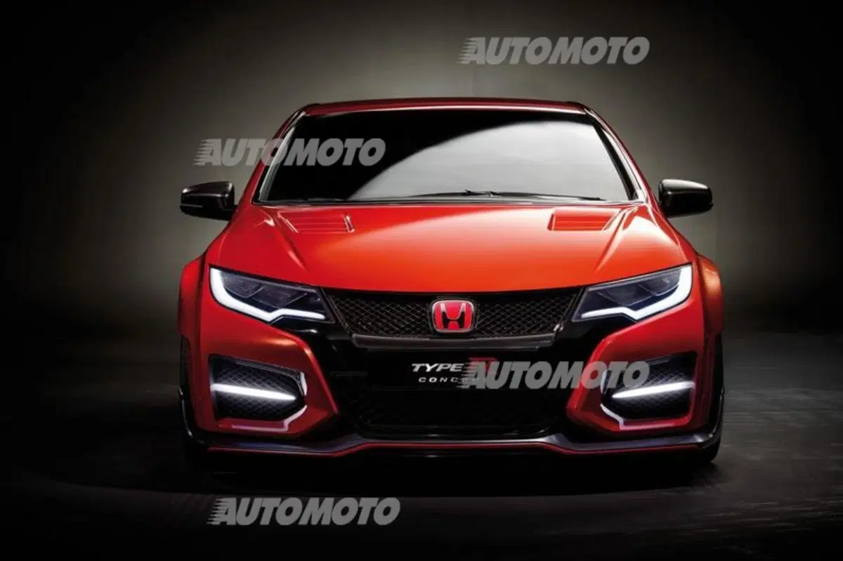 Honda Civic Type-R Concept: eccola senza veli (3)