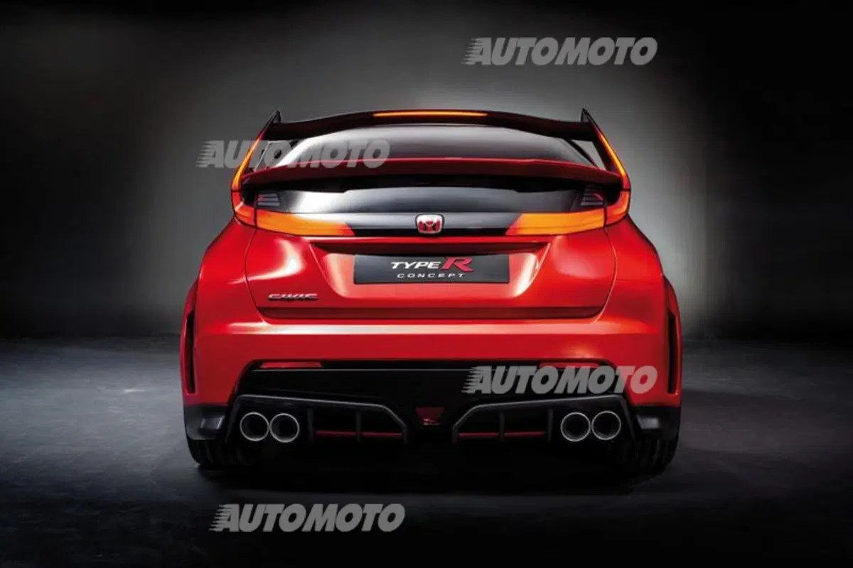 Honda Civic Type-R Concept: eccola senza veli (4)