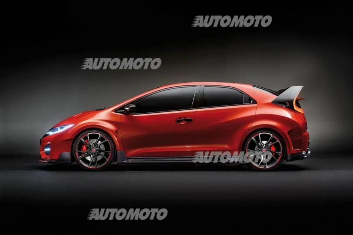 Honda Civic Type-R Concept: eccola senza veli (5)
